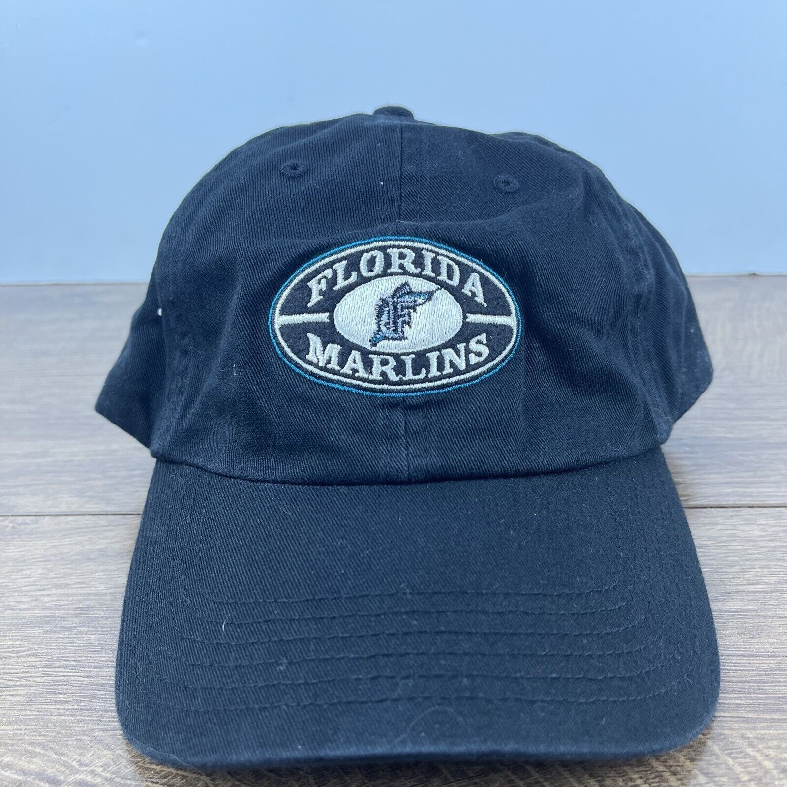 Other Florida Marlins MLB Hat Black Florida Hat Adjustable Black A Size ONE SIZE - 1 Thumbnail