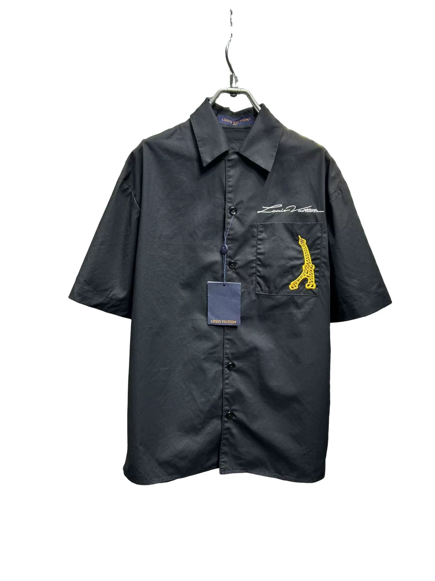 Louis Vuitton Louis Vuitton Eiffel Tower Embroidered Shirt Size S Size US S / EU 44-46 / 1 - 1 Thumbnail