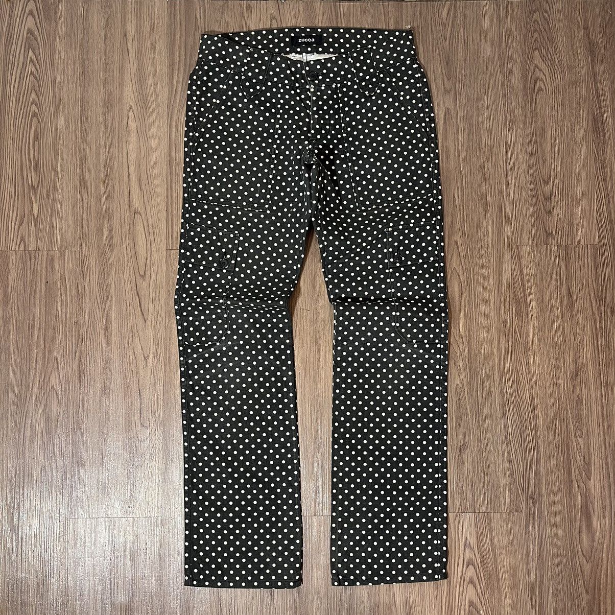 Zucca Zucca by Issey Miyake Polkadot Cargo Pants Size US 31 - 1 Thumbnail