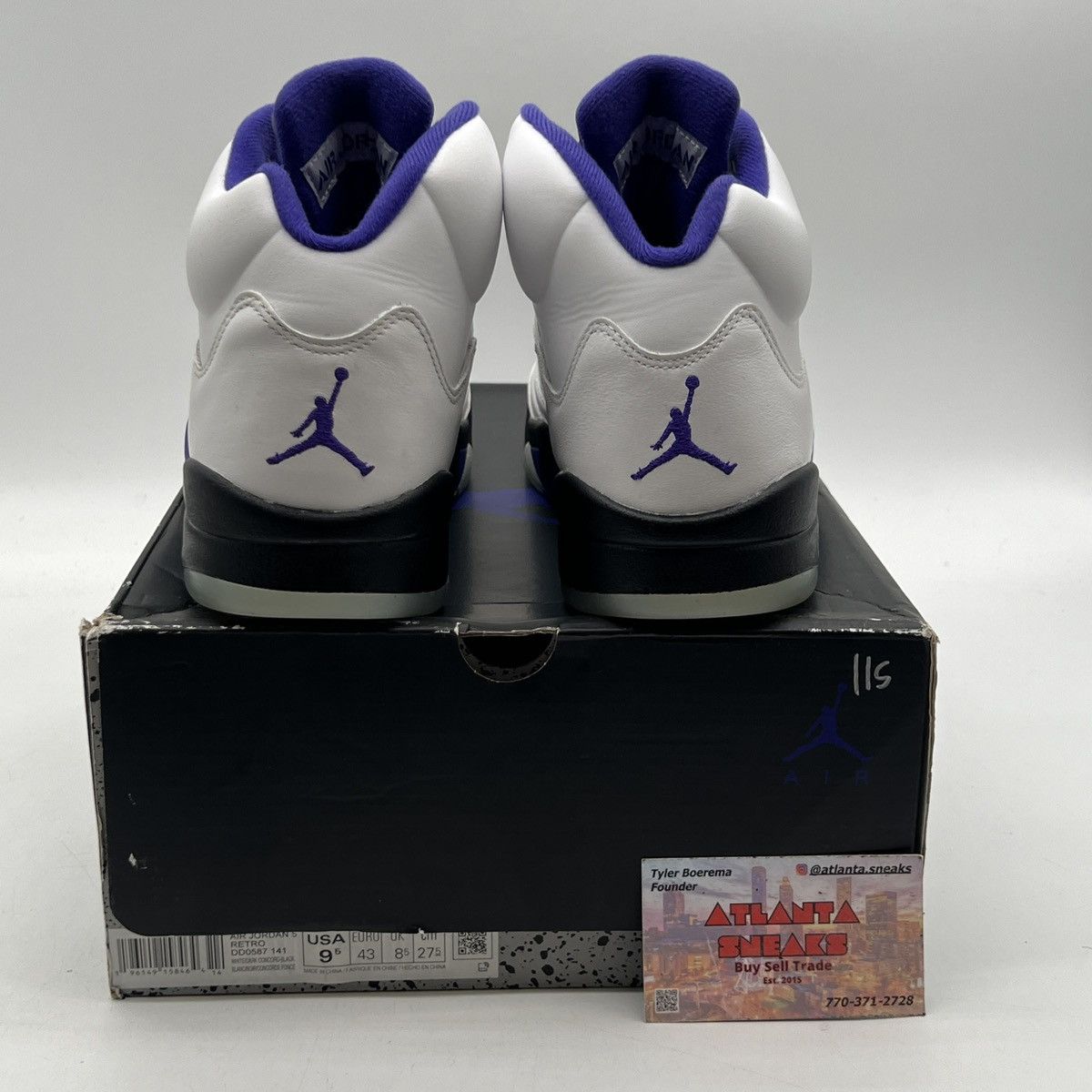 Jordan Brand Air Jordan 5 concord Size US 9.5 / EU 42-43 - 3 Thumbnail