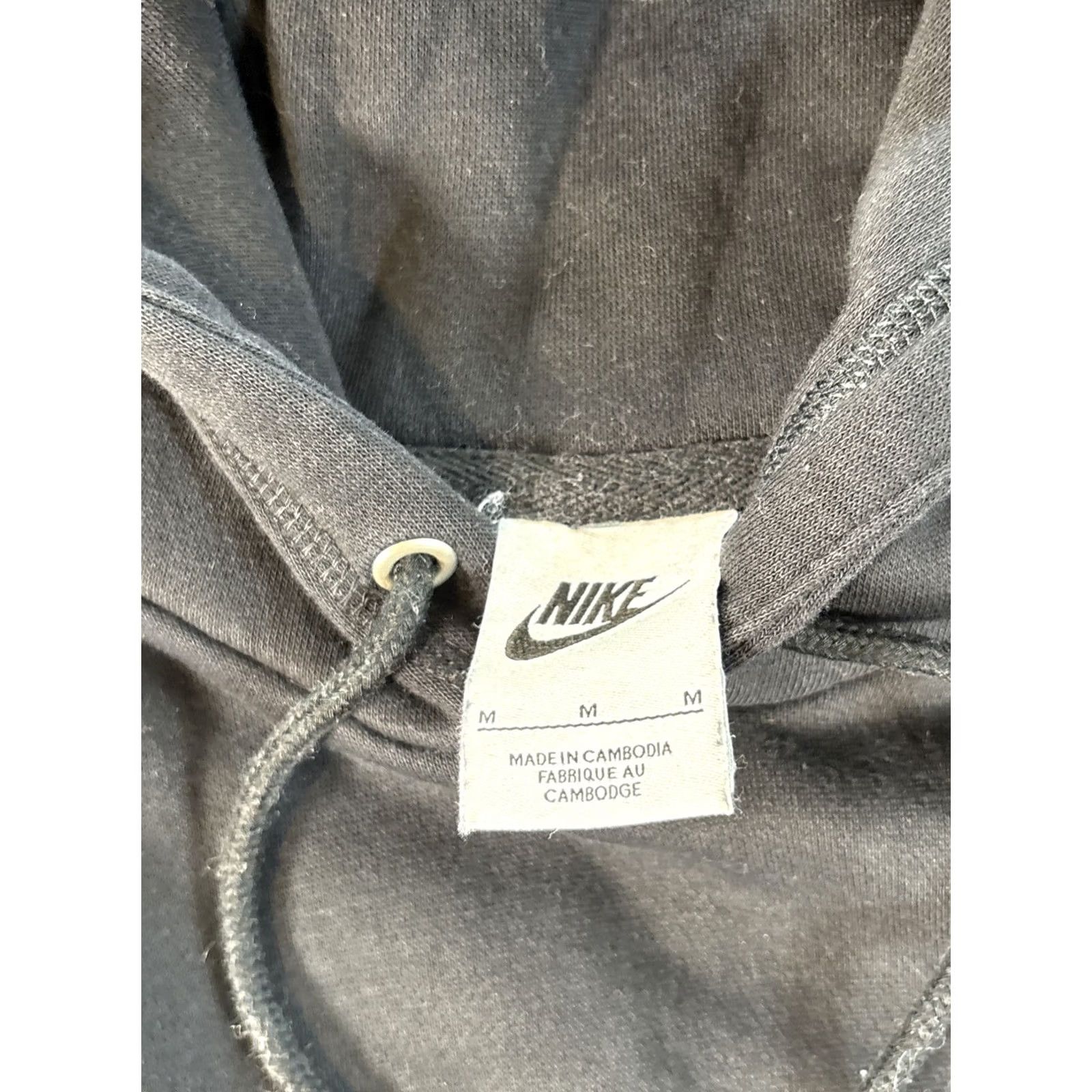 Nike Nike Men's Hoodie Shirt Pullover Fleece Black Orange FN3104-010 Size M Nike Sportswear Size US M / EU 48-50 / 2 - 5 Thumbnail