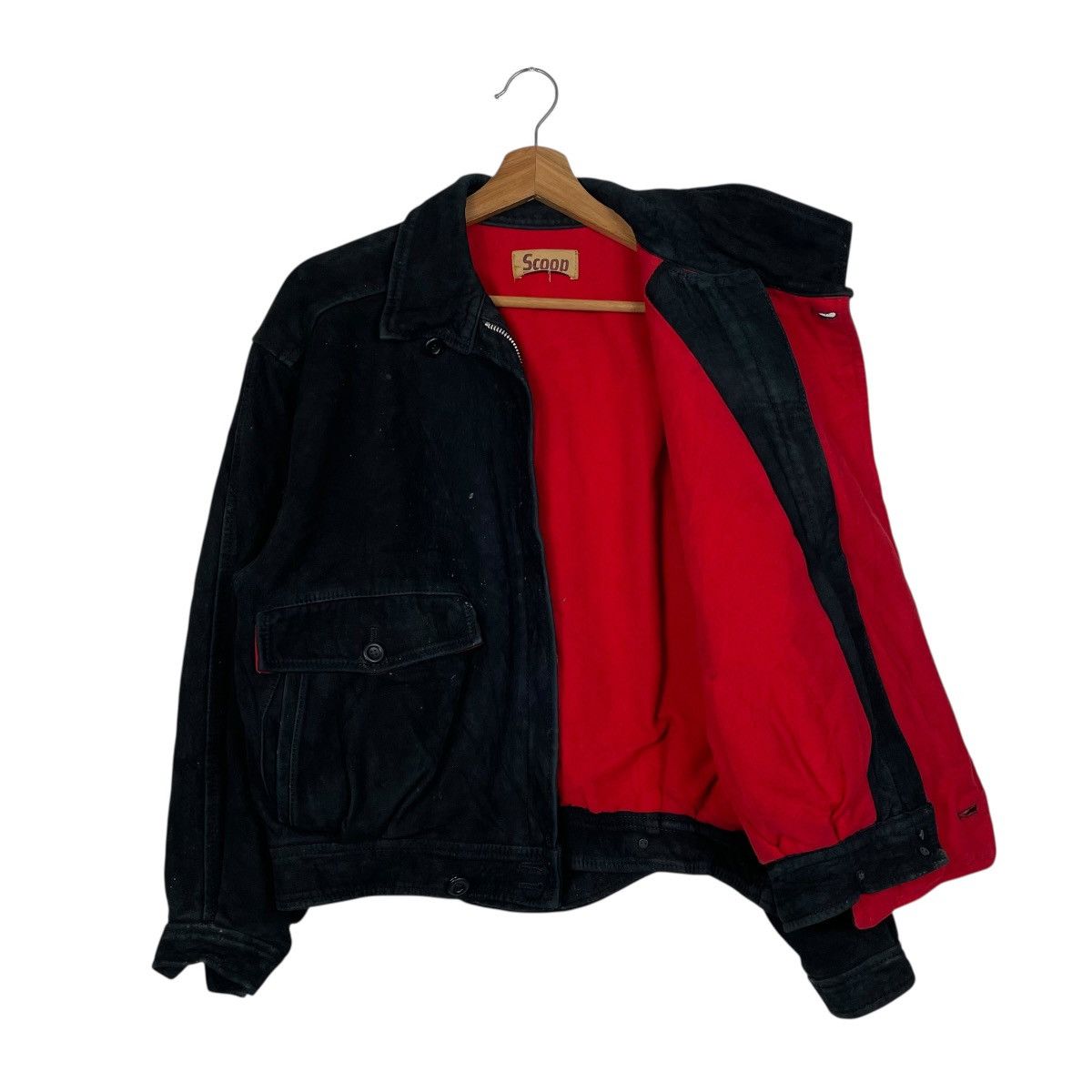Japanese Brand Japanese Brand Scoop Black Bomber Jacket Size US M / EU 48-50 / 2 - 9 Thumbnail