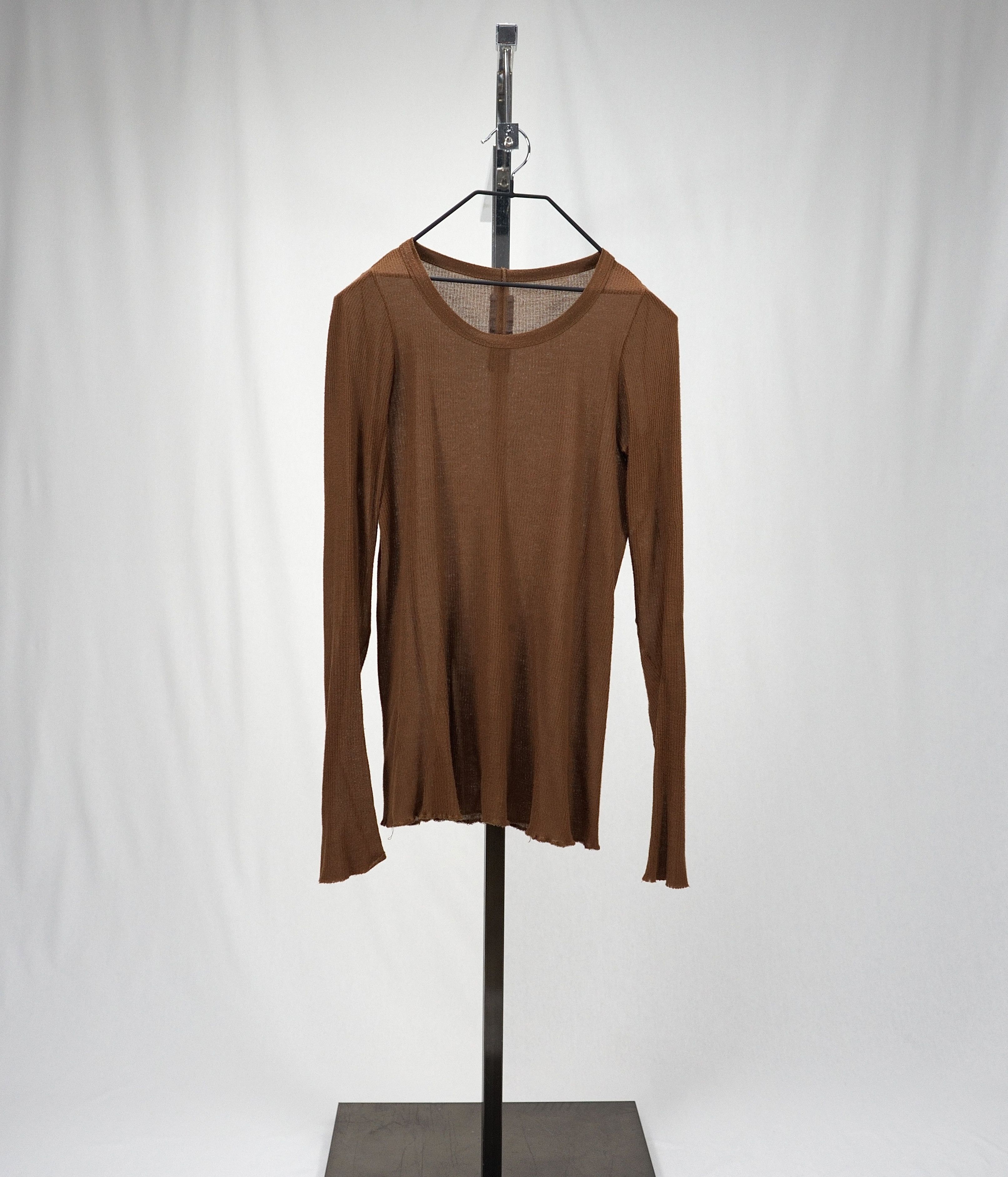 Rick Owens S/S 2011 ribbed longsleeve Size US M / EU 48-50 / 2 - 1 Thumbnail