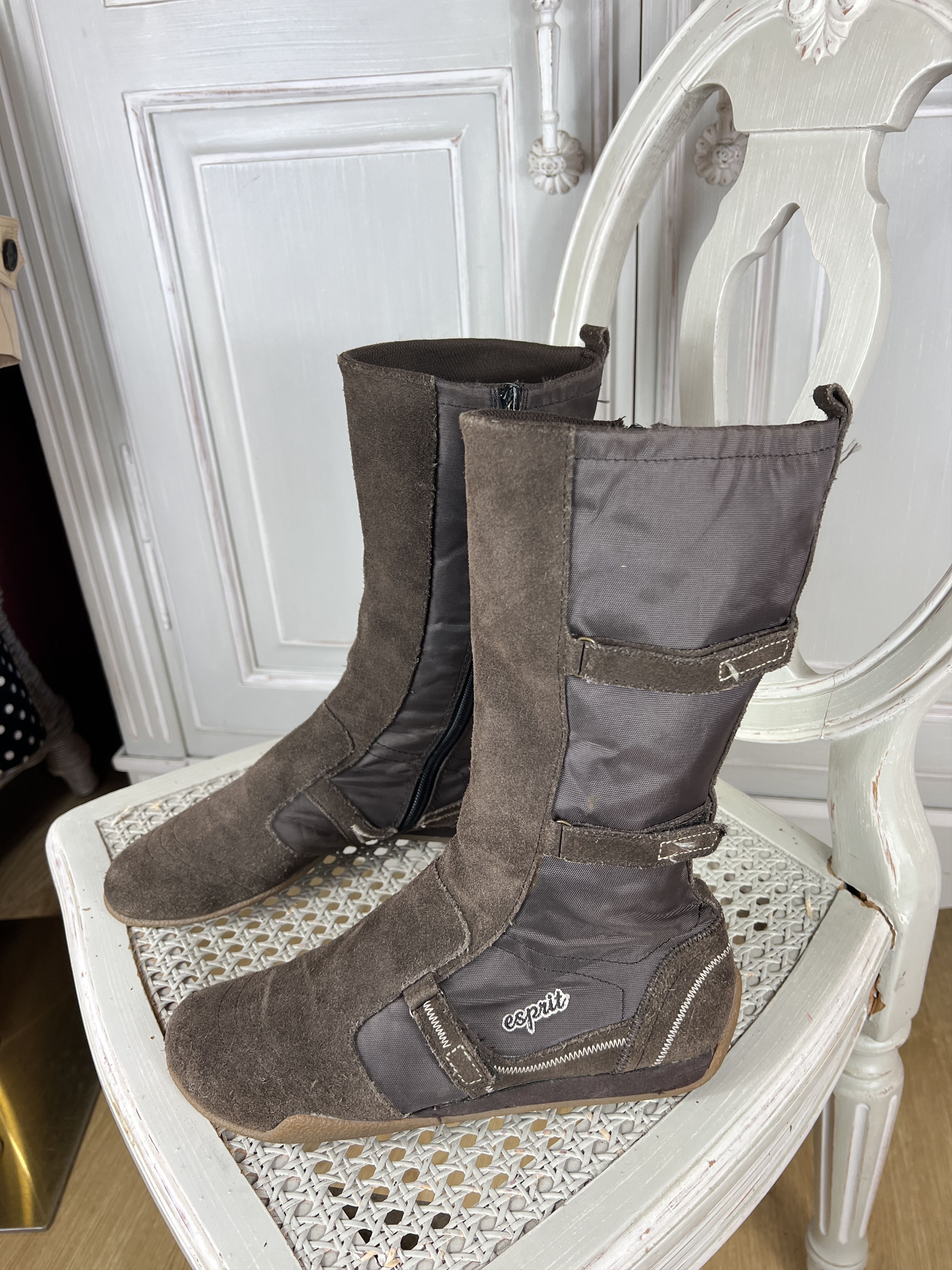 Esprit VINTAGE HIGHBOOTS BONDAGE ESPRIT MOTO RACING SHOES Size US 9 / IT 39 - 5 Thumbnail