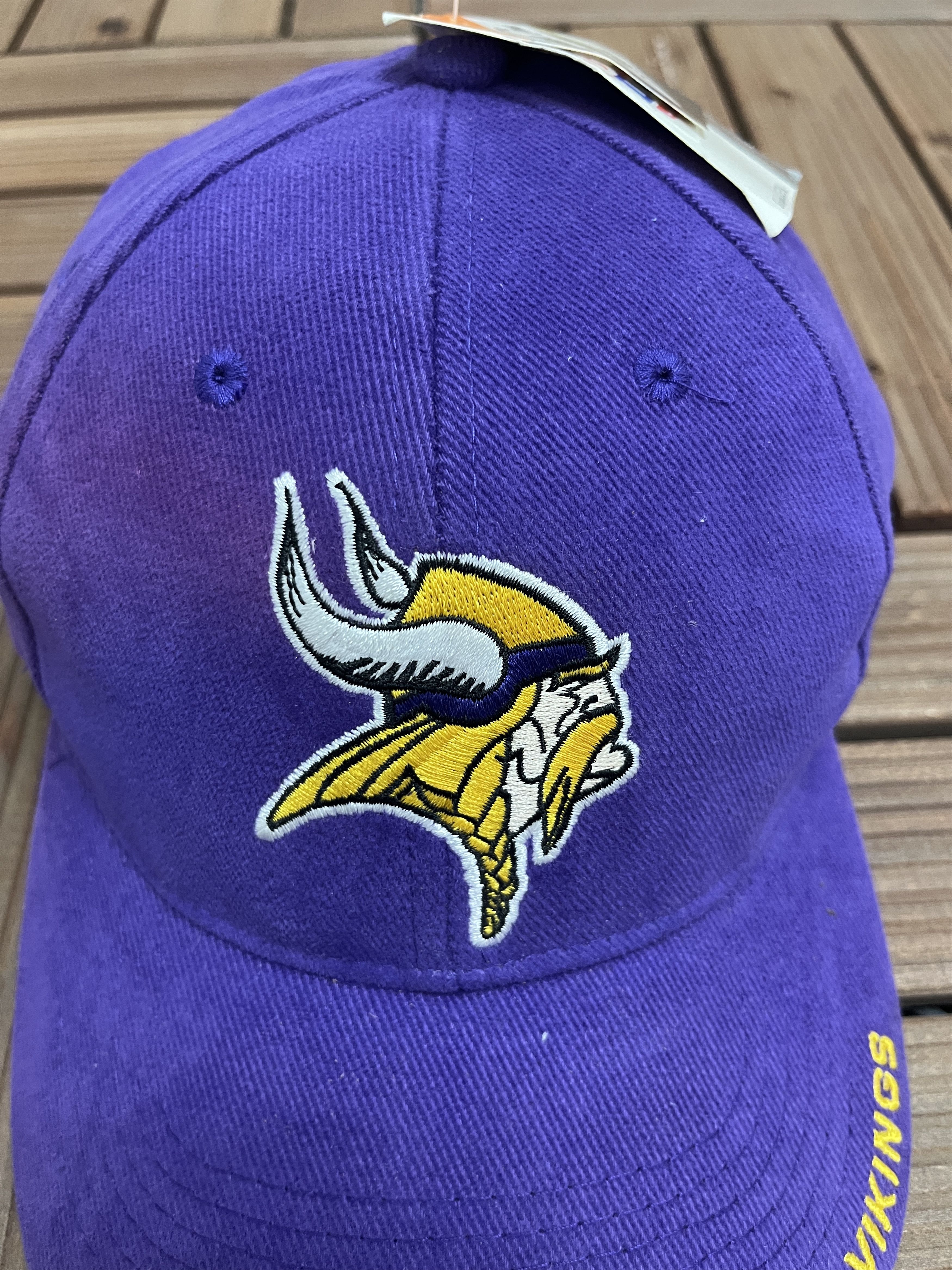 Vintage Minnesota Vikings Vintage Purple Strap Back Hat Cap Size ONE SIZE - 3 Thumbnail