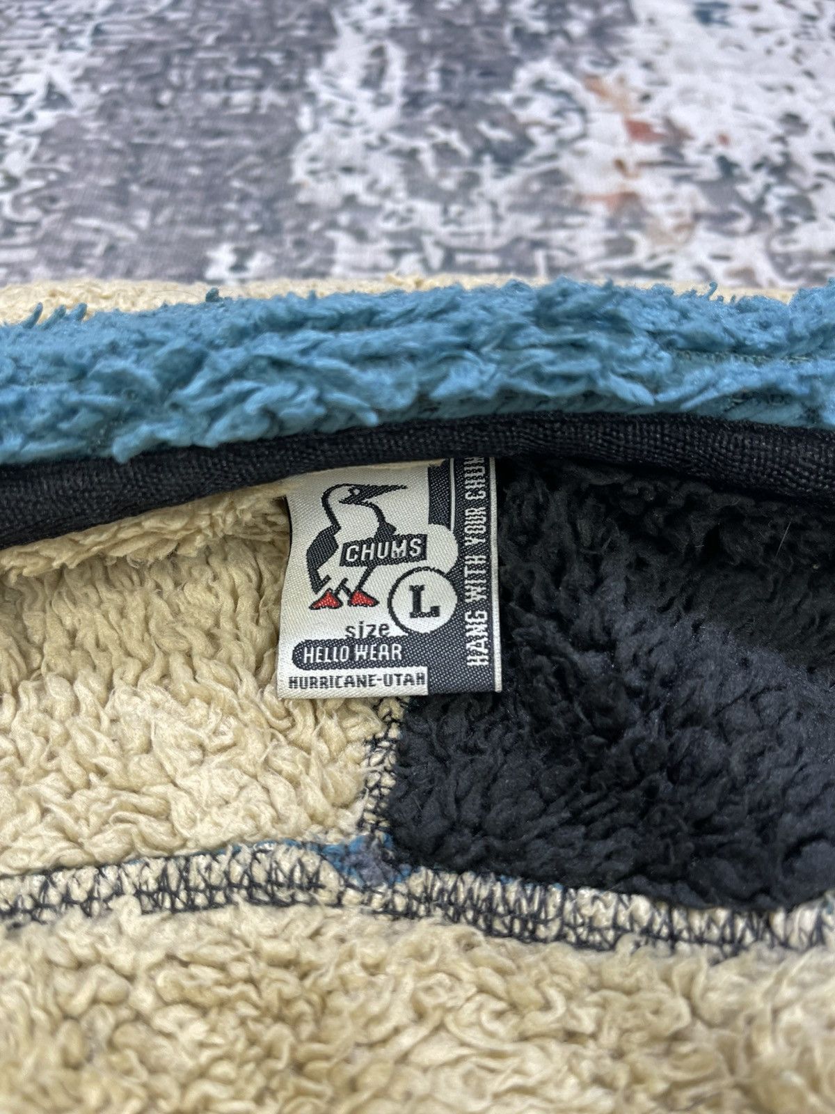Chums Chums Multi Colour Sherpa Zip Up Jacket Size US L / EU 52-54 / 3 - 14 Thumbnail