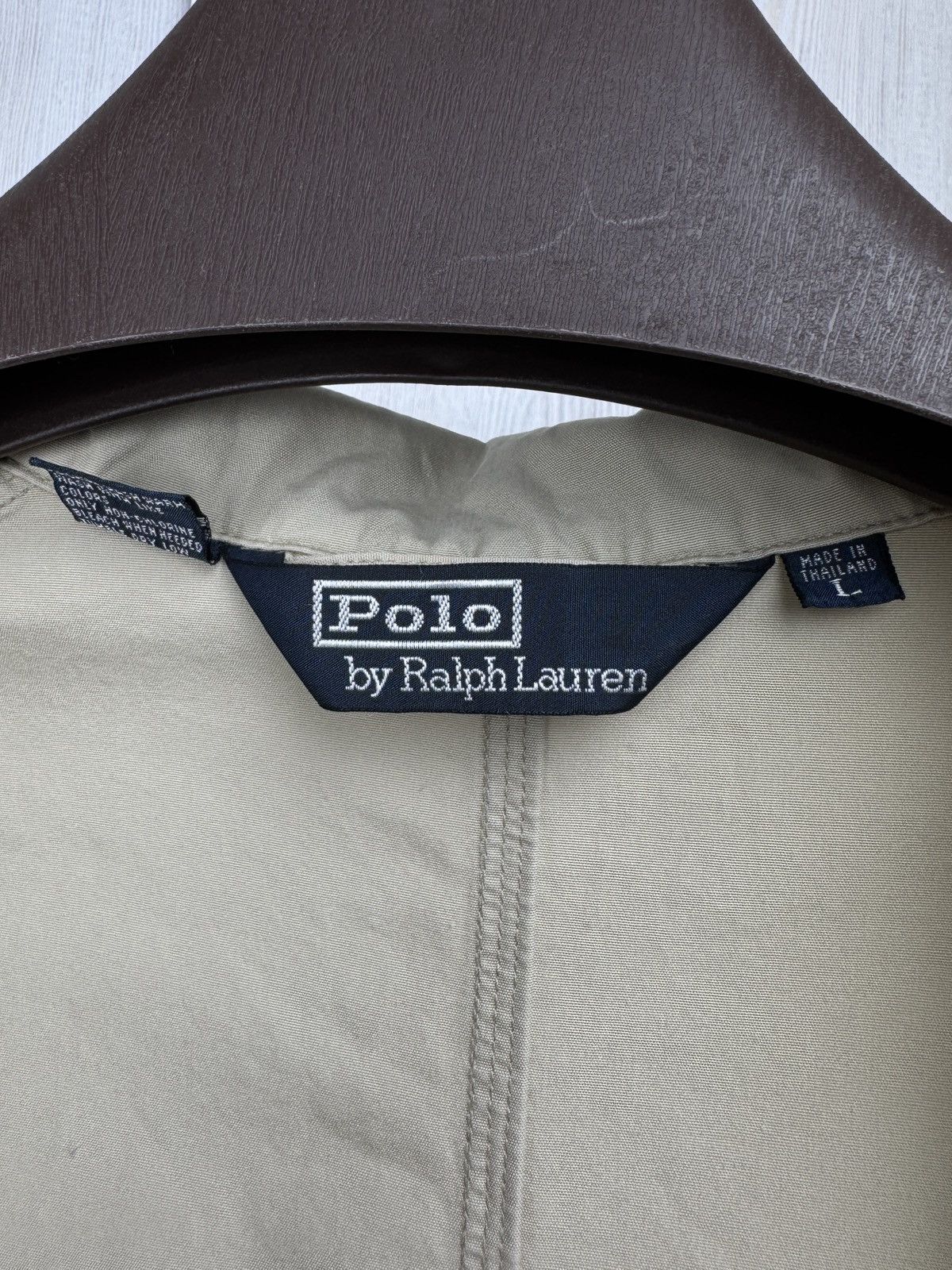 Polo Ralph Lauren Polo Ralph Lauren vintage beige flare sleeves button jacket Size US L / EU 52-54 / 3 - 17 Thumbnail