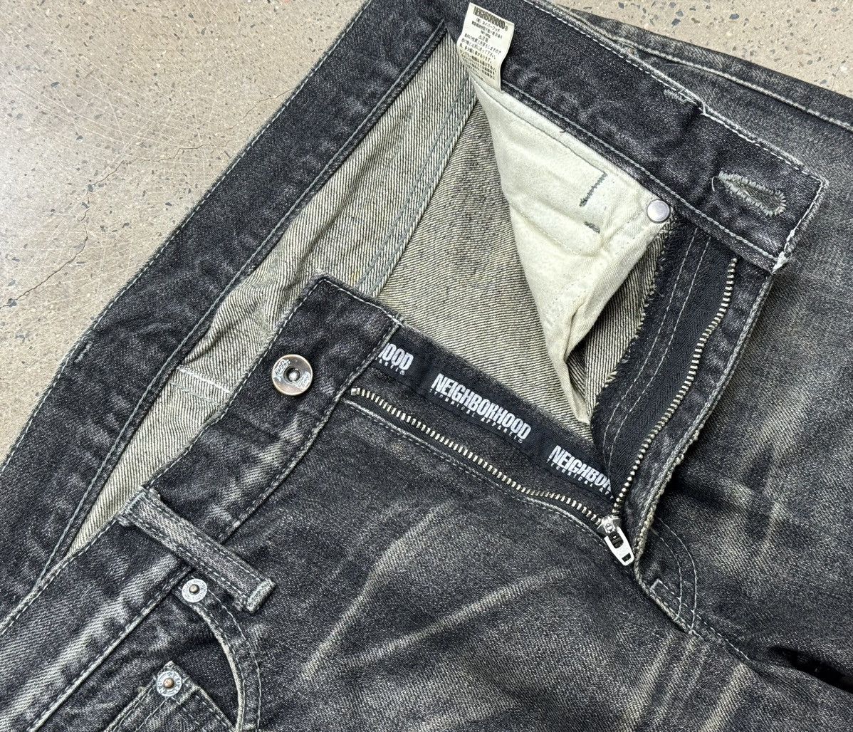 Neighborhood Neighborhood NBHD 06ex Savage Denim，Medium Straight size L Size US 34 / EU 50 - 4 Thumbnail