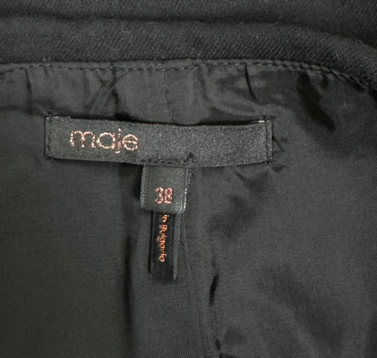 Maje Maje Mini Skirt Viscose-Wool 3D size 38 Size 27" / US 4 / IT 40 - 9 Thumbnail