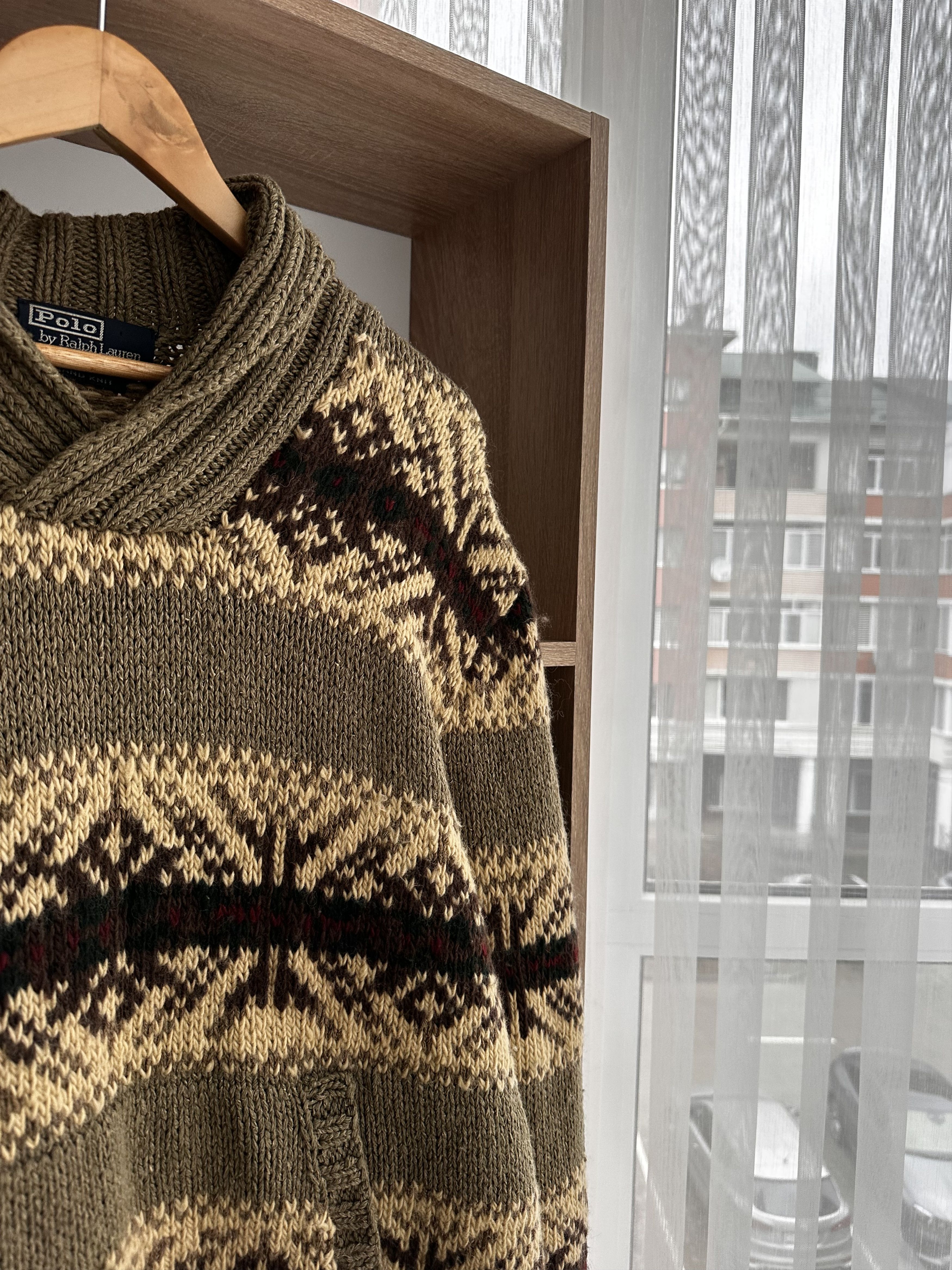 Polo Ralph Lauren Vintage Polo Ralph Lauren RRL Hand Knit Wool Pocket Sweater Size US L / EU 52-54 / 3 - 10 Thumbnail