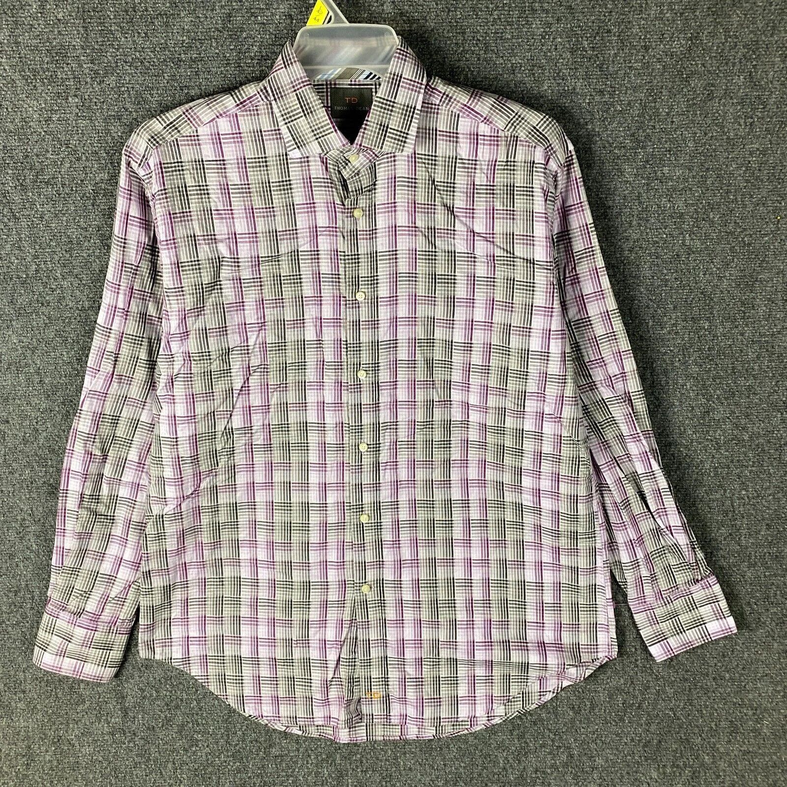 Thomas Dean Thomas Dean Button Up Shirt Men's Large 100% Pima Cotton L Size US L / EU 52-54 / 3 - 1 Thumbnail