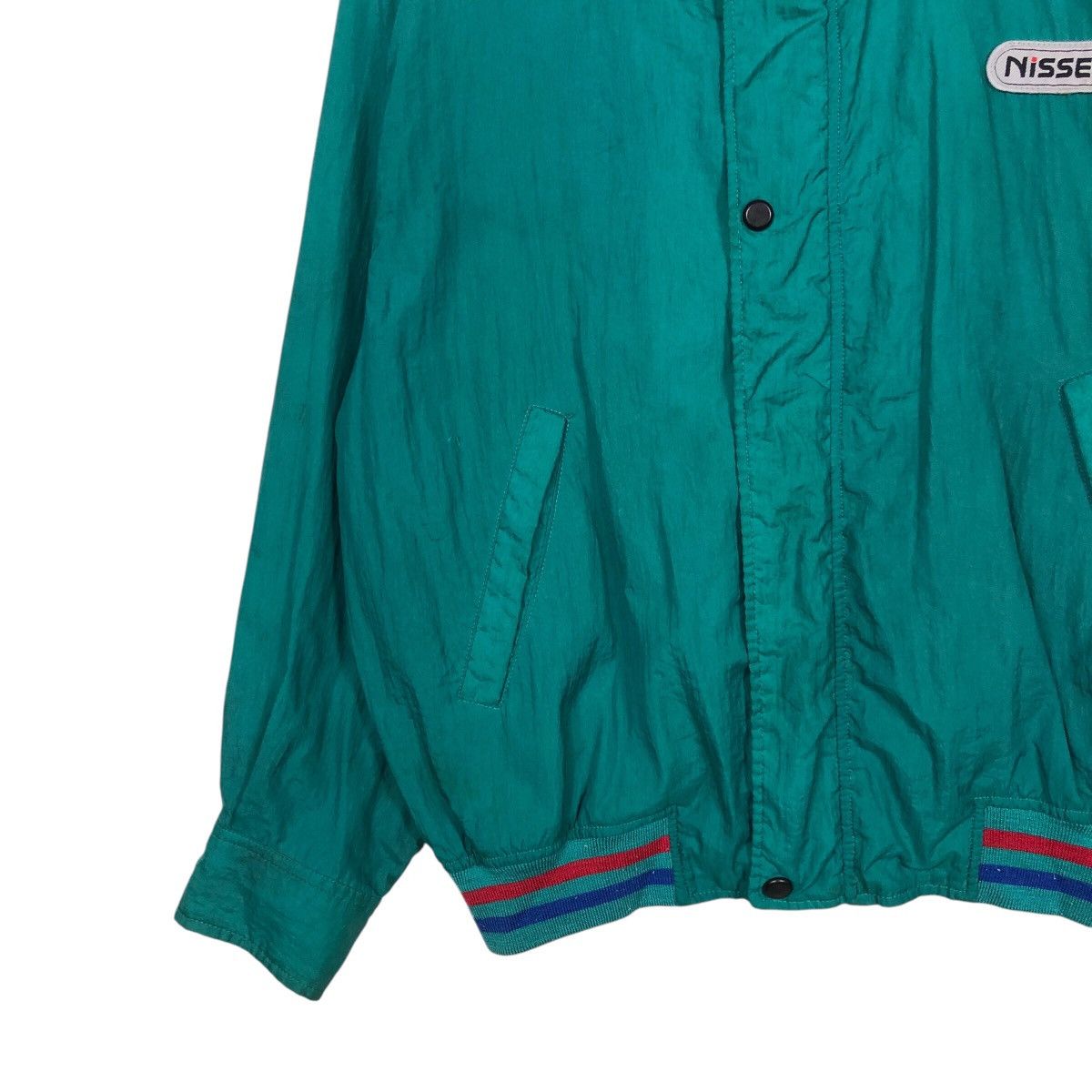 Vintage 📌Vintage Racing Bomber Jacket Nisseki Dash Racing 100 Size US L / EU 52-54 / 3 - 5 Thumbnail