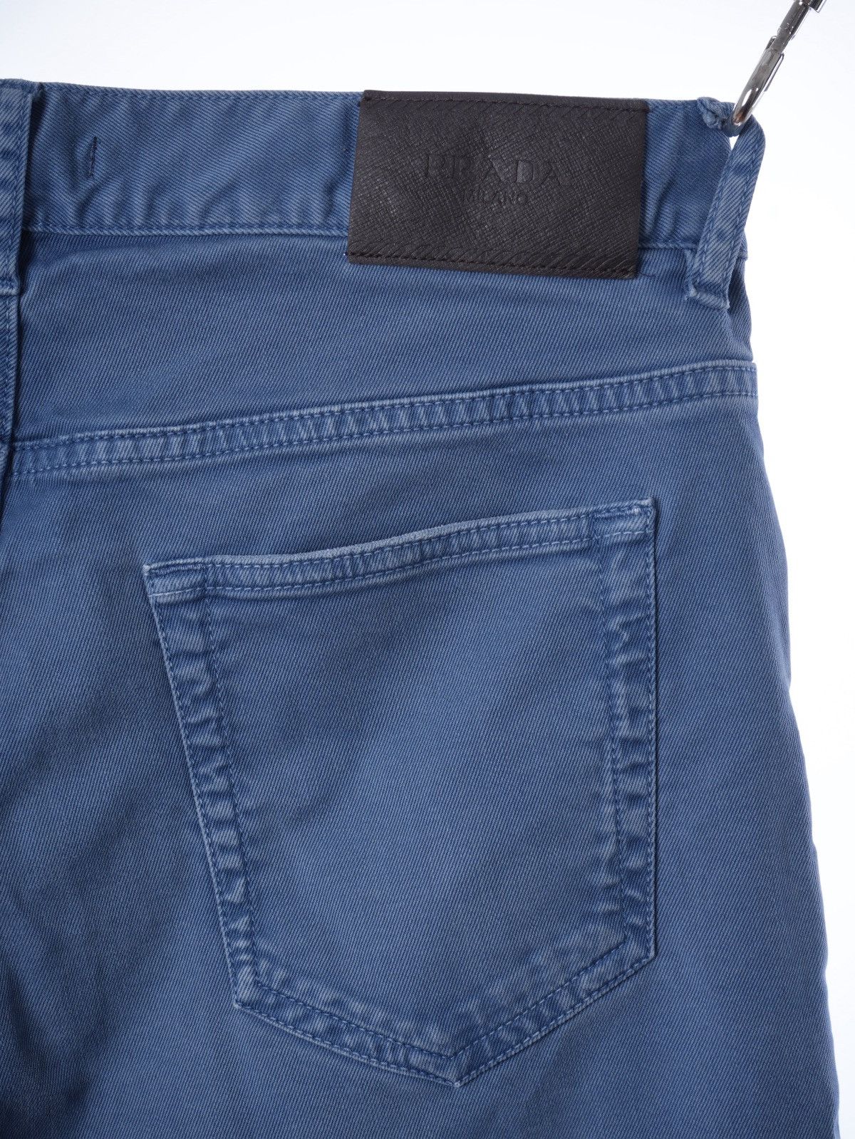 Prada Vintage Prada Milano Denim Pants w34 Size US 34 / EU 50 - 2 Thumbnail