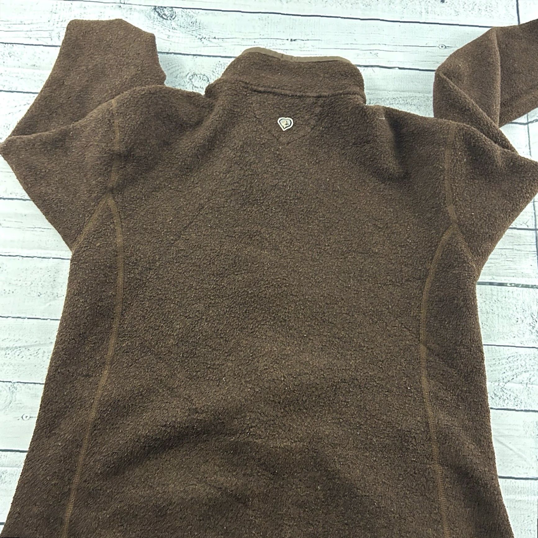 Vintage Kuhl Full Zip Alfpaca Fleece Jacket Women's XL Brown Size XL / US 12-14 / IT 48-50 - 7 Thumbnail
