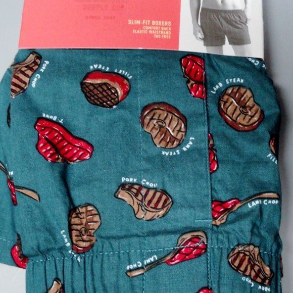 Mossimo Mossimo S 28 30 Mens Slim-fit boxers Meats Lamb Chop Pork St Size 28 - 2 Thumbnail