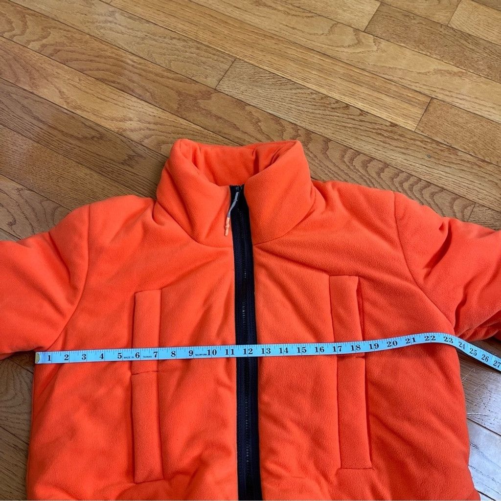 Free People FP MOVEMENT Free People Neon Orange Puffer Fleece Jacket L Size L / US 10 / IT 46 - 11 Thumbnail