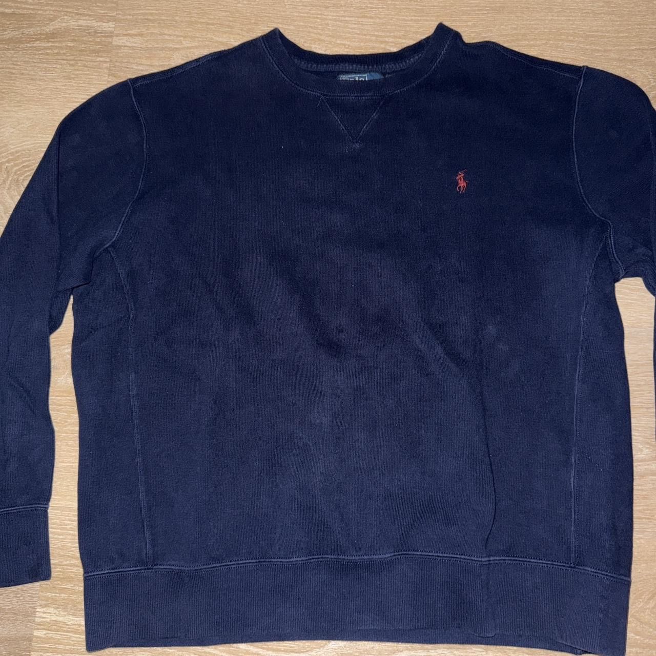 Polo Ralph Lauren Vintage Polo Ralph Lauren Navy Crewneck Sweater Size US XL / EU 56 / 4 - 3 Thumbnail