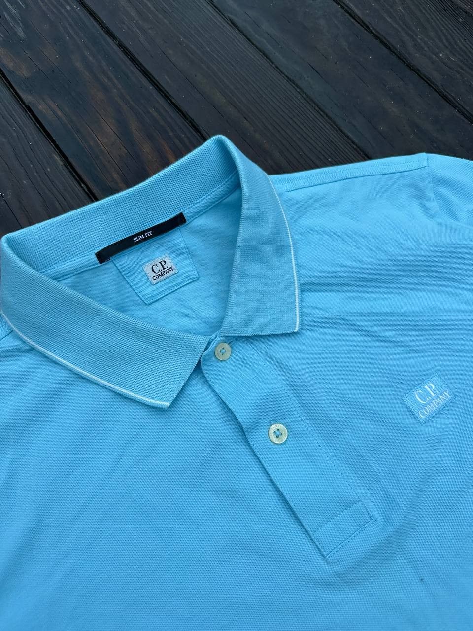 Massimo Osti Vintage C.P. Company Polo Tee Size US L / EU 52-54 / 3 - 6 Thumbnail