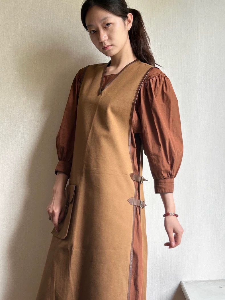 Other KENZO Work vest, caramel brown cotton fabric Size XS / US 0-2 / IT 36-38 - 4 Thumbnail
