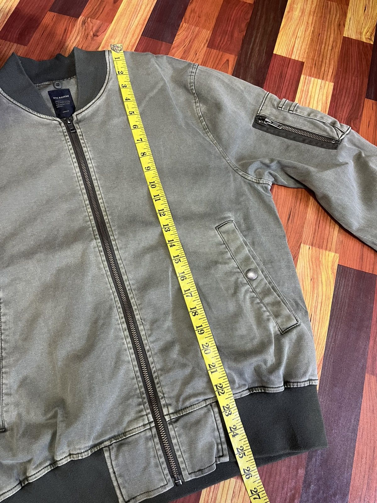 Japanese Brand Rag Machine Vintage Wash MA-1 Bomber Jacket Size US M / EU 48-50 / 2 - 16 Thumbnail