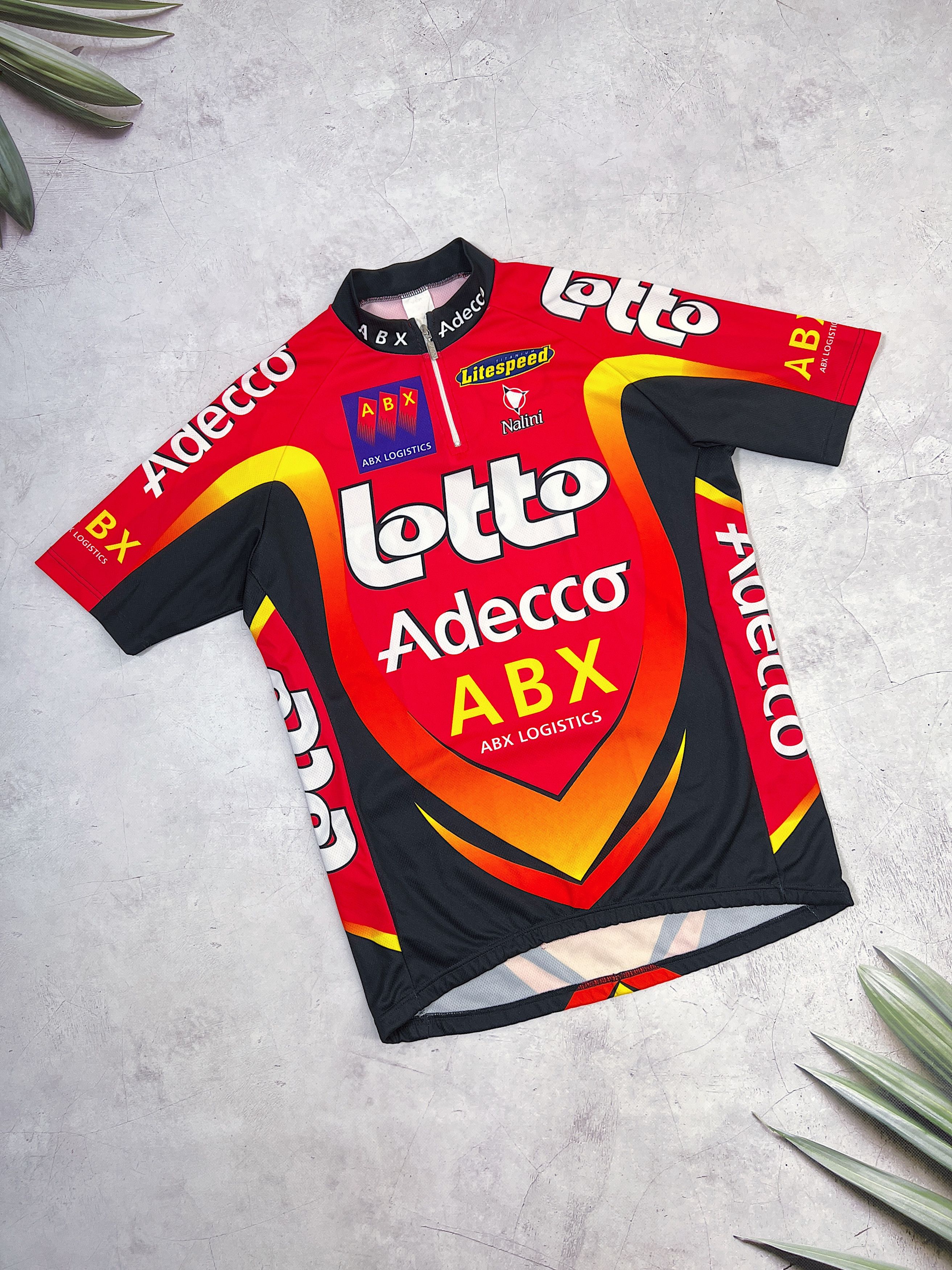 Sports Specialties × Vintage Vintage Nalini Lotto ABX Cycling Jersey Adecco Size US M / EU 48-50 / 2 - 1 Thumbnail