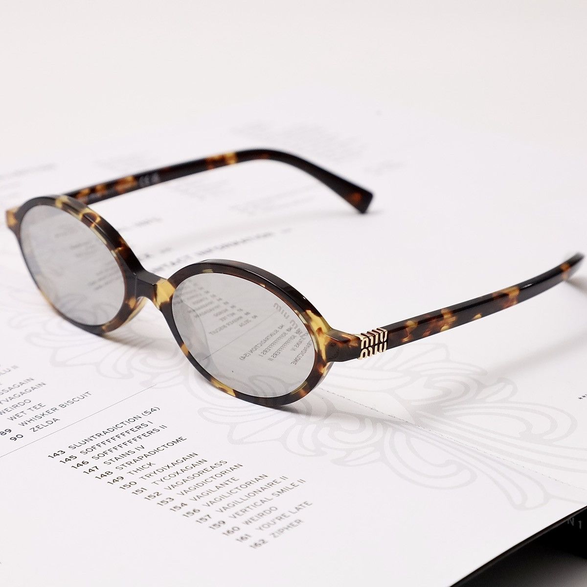 Miu Miu MIU MIU 0MU 04ZS SUNGLASSES Size ONE SIZE - 2 Thumbnail