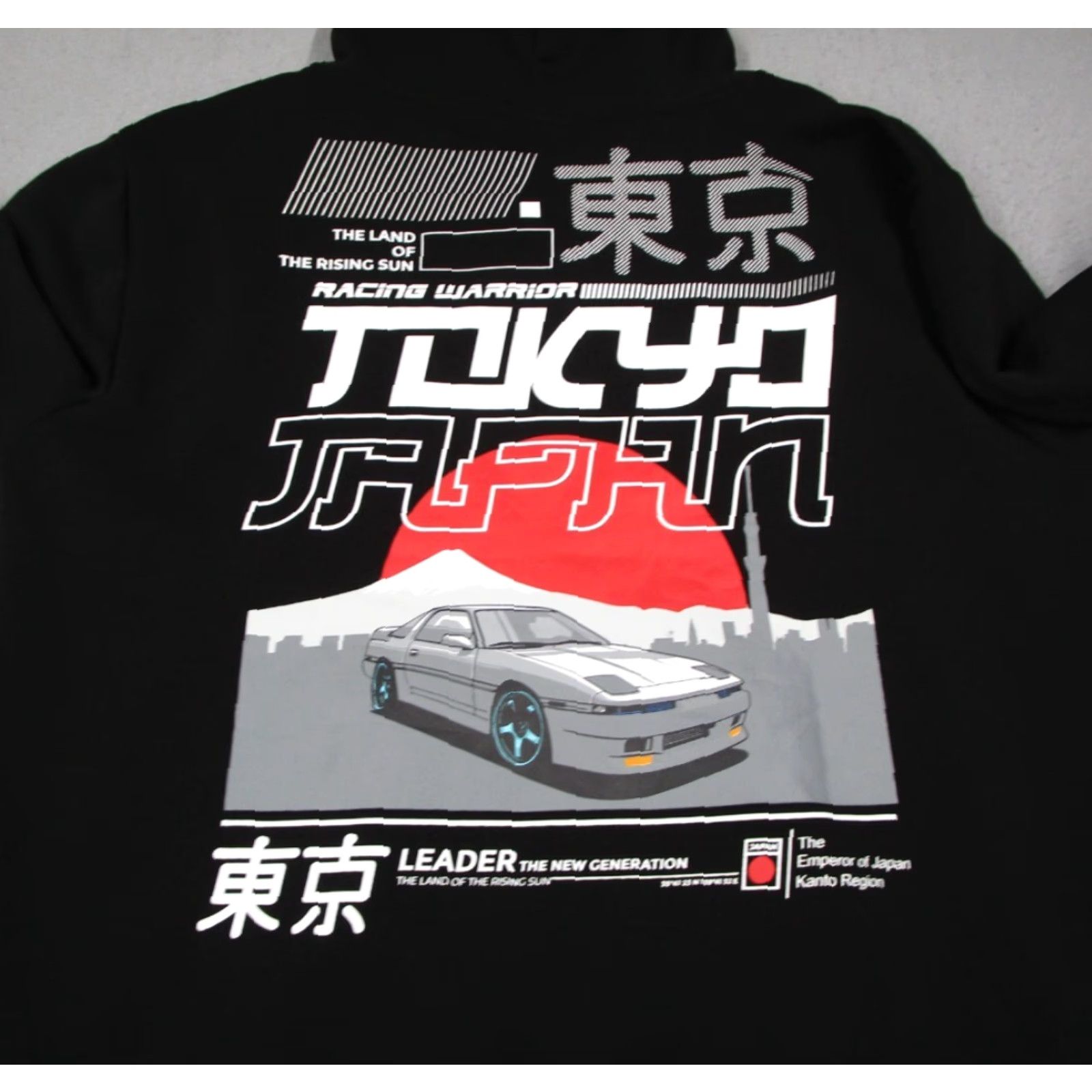 Vintage RGSTR Hoodie Mens 2XL Black Full Zip Fleece Tokyo Japan Racing Warrior Size US XXL / EU 58 / 5 - 5 Thumbnail