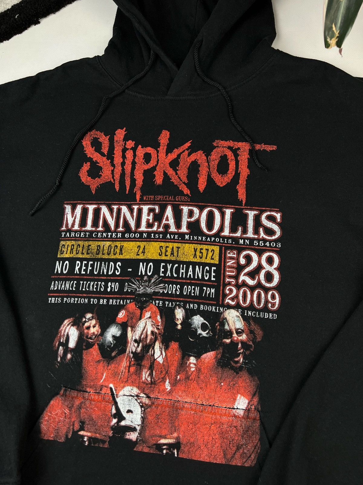 Band Tees × Vintage Vintage Slipknot Band Tribal Hoodie Size US L / EU 52-54 / 3 - 4 Thumbnail