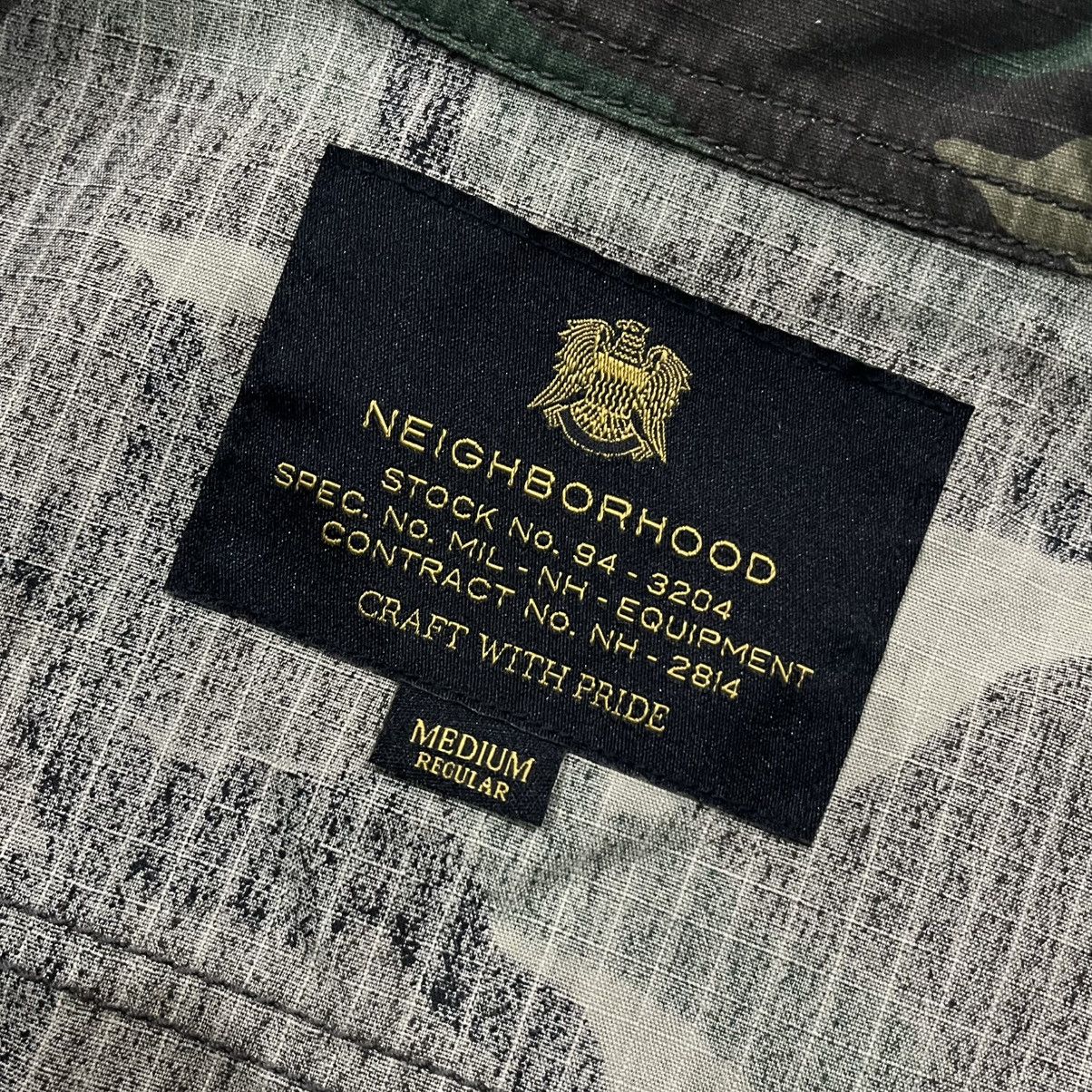 Neighborhood Neighborhood Who Dares Wins Woodland Camo BDU LS Shirt Size US M / EU 48-50 / 2 - 8 Thumbnail