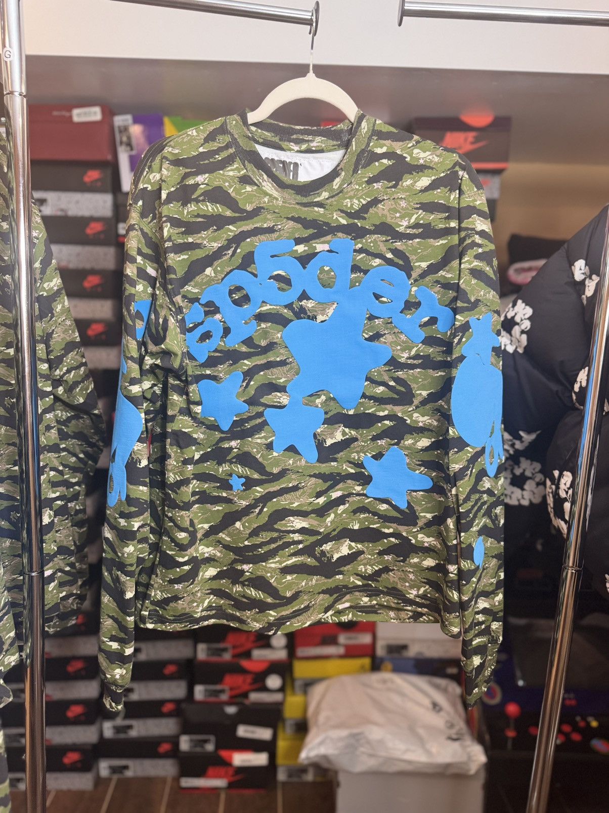 Sp5der Sp5der Beluga Tiger Camo Long-sleeve Tee - Size S Size US S / EU 44-46 / 1 - 2 Thumbnail