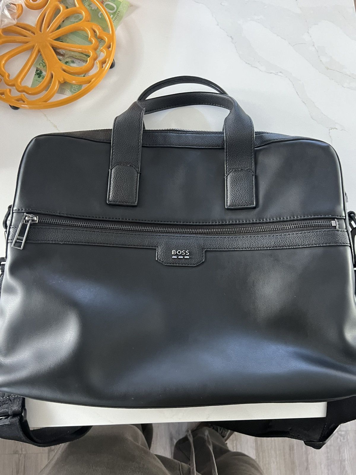 Hugo Boss BOSS Black Logo Hardware Briefcase Size ONE SIZE - 2 Thumbnail