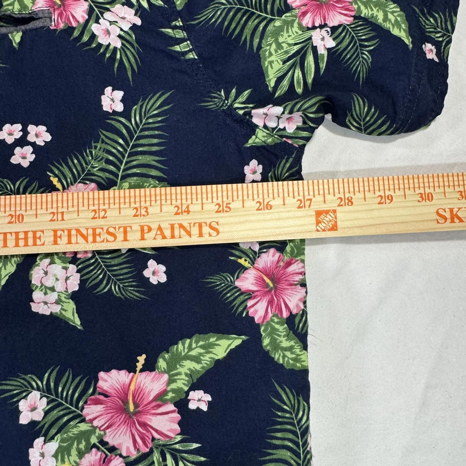 Free People FREE PLANET Button Up Shirt Men's 3X Blue Sleeve Hawaiian Size US XXL / EU 58 / 5 - 9 Thumbnail