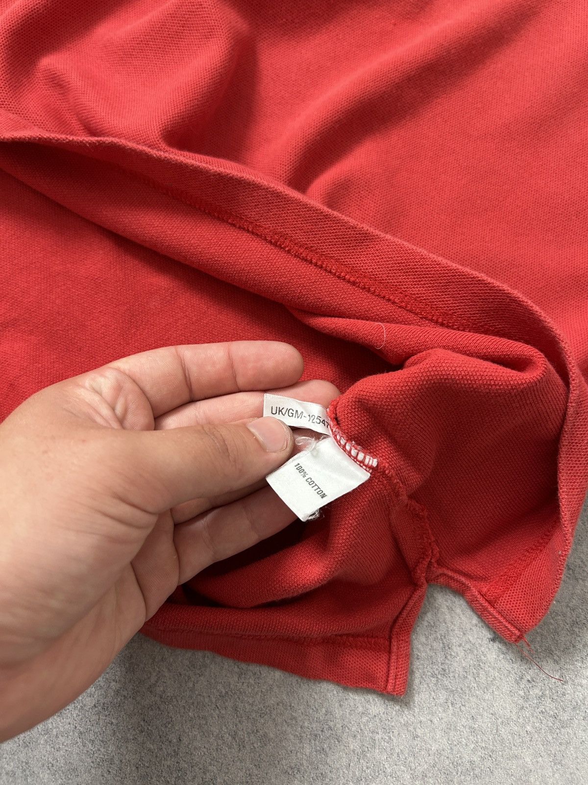 Yves Saint Laurent Yves Saint Laurent Red luxury polos mens Size US XL / EU 56 / 4 - 4 Thumbnail