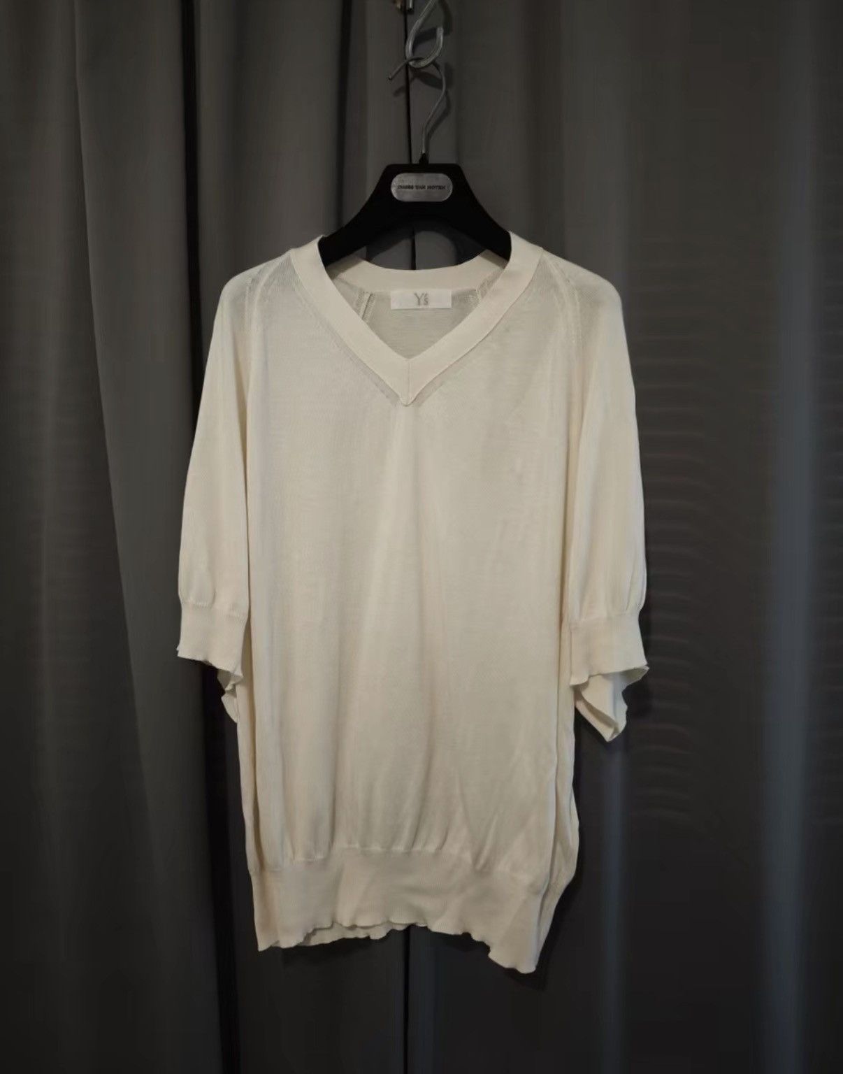 Yohji Yamamoto Yohji Yamamoto Y's Spring Loose V-Neck Short Sleeve Knit Size US S / EU 44-46 / 1 - 1 Thumbnail