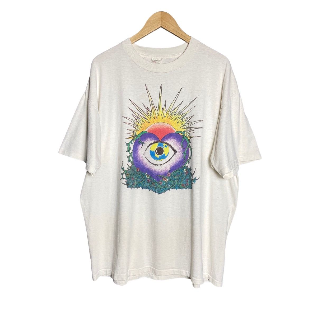 Vintage Vintage 90s Vetements Conscients Artwork Graphic T-Shirt Size US XL / EU 56 / 4 - 1 Thumbnail