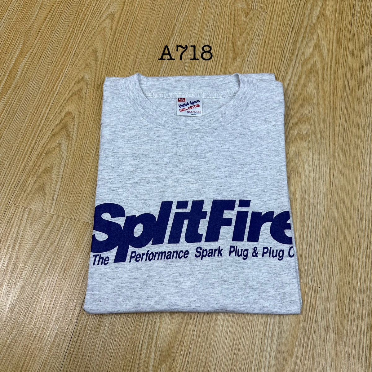 Vintage Rare SplitFire Promo Racing Vintage TShirt A718 Size US L / EU 52-54 / 3 - 10 Thumbnail