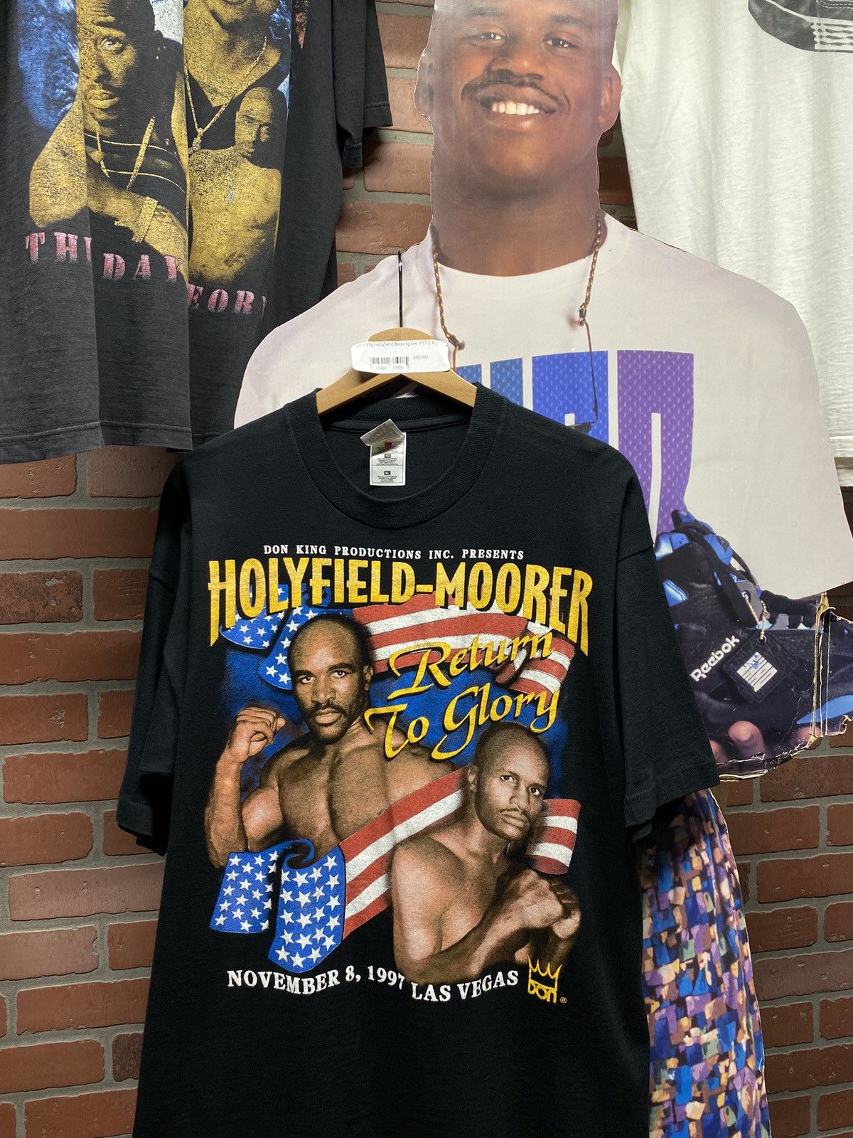 90’s Vintage Holyfield Boxing Tee Shirt XLarge