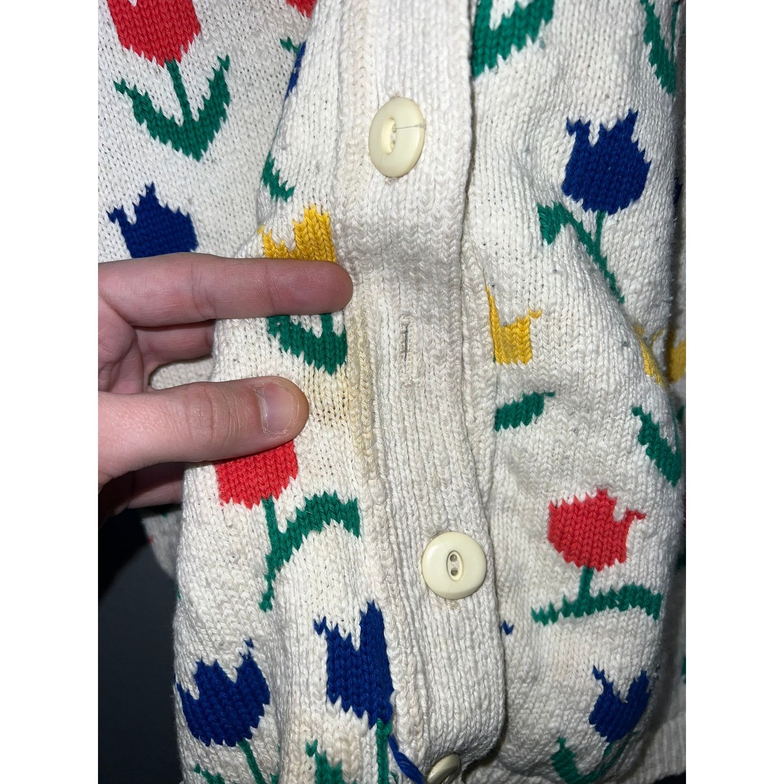 Vintage Womens Tulchan Vintage Sweater Roses Rose Flower VTG Medium Size M / US 6-8 / IT 42-44 - 3 Thumbnail