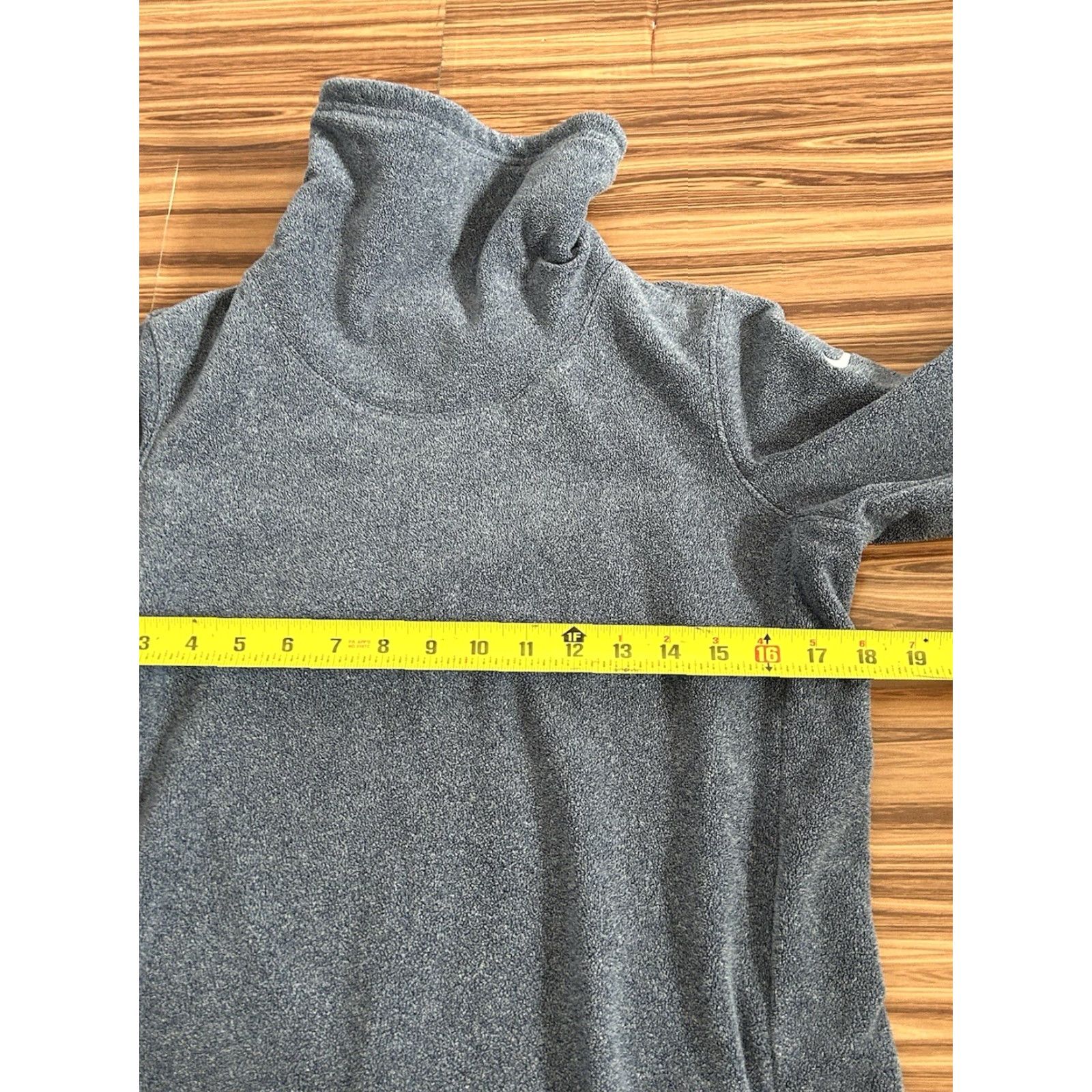 Nike VINTAGE Nike Sweatshirt Tunic Dri-FIT Therma Fleece High Neck sz Small Size S / US 4 / IT 40 - 3 Thumbnail