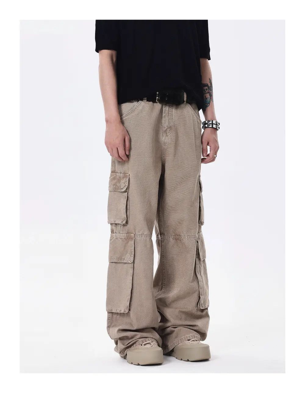 Japanese Brand × Jean Cargo Baggy Denim Jeans Size US 30 / EU 46 - 1 Thumbnail