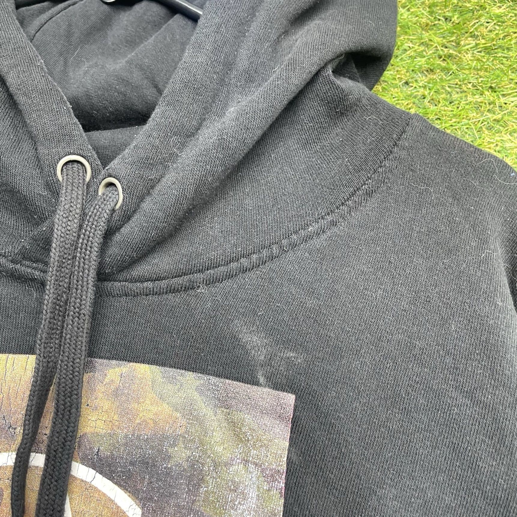 Ariat Ariat Hoodie Mens XL Fleece Pullover Black Camo Western Cowboy Graphic Print Hooded Pockets Logo Embroidered Crew Neck Home Adult Mens Size US XL / EU 56 / 4 - 4 Thumbnail