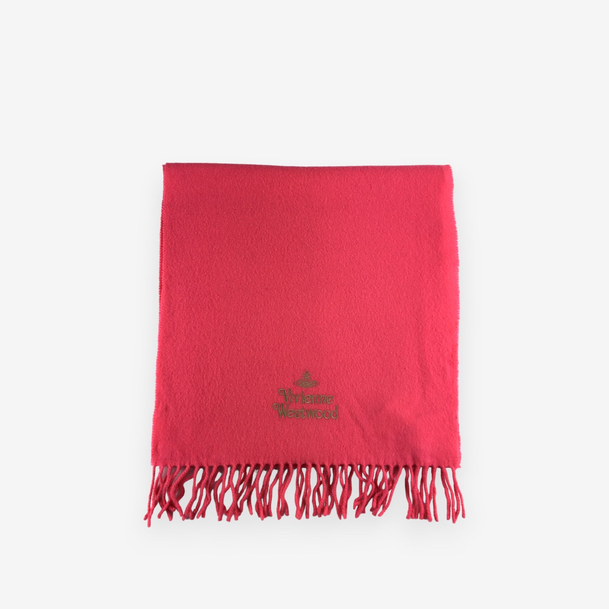 Vintage × Vivienne Westwood Vintage Vivienne Westwood Scarf Muffler Orbs Wool Scarves Size ONE SIZE - 2 Thumbnail
