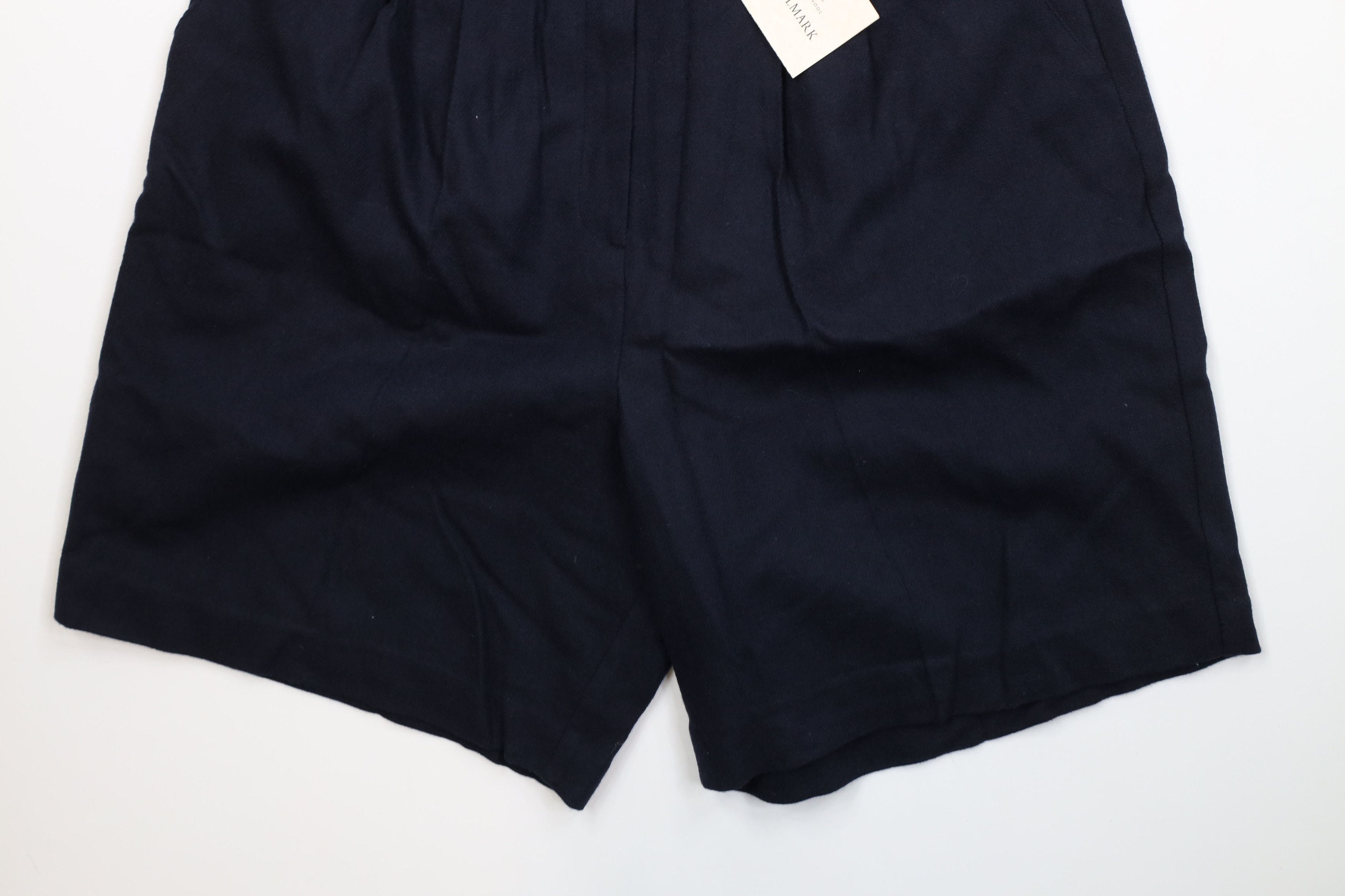 Vintage Deadstock Vintage 90s Lane Bryant Merino Wool Shorts Blue Size 38" / US 16 / IT 52 - 4 Thumbnail