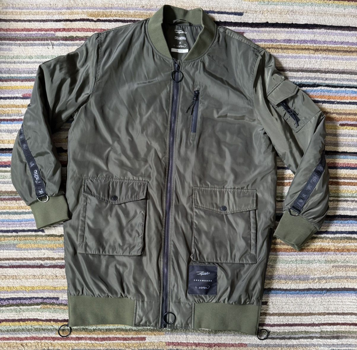 Japanese Brand Creamsoda Japanese streetwear WELL MADE Bomber, XL, NNT Size US XL / EU 56 / 4 - 10 Thumbnail