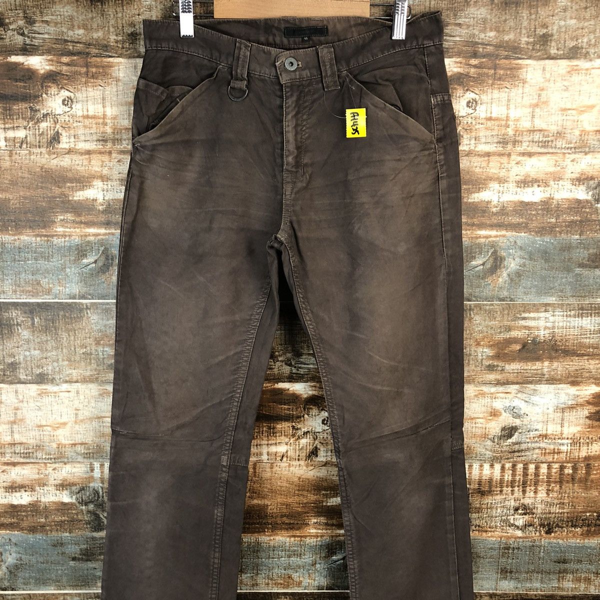Japanese Brand Cau ooo Brown vintage Casual Pants #A1425 Size US 30 / EU 46 - 5 Thumbnail