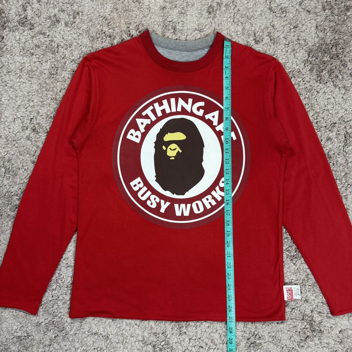 Bape Vintage Bape Busy Work Reversible Longsleeve T-shirt Size US M / EU 48-50 / 2 - 15 Thumbnail