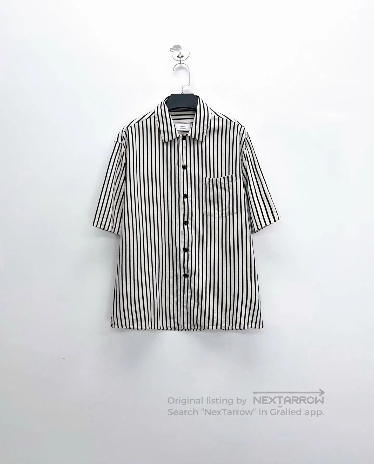 AMI Ami Black White Stripe Short. Size US M / EU 48-50 / 2 - 1 Thumbnail