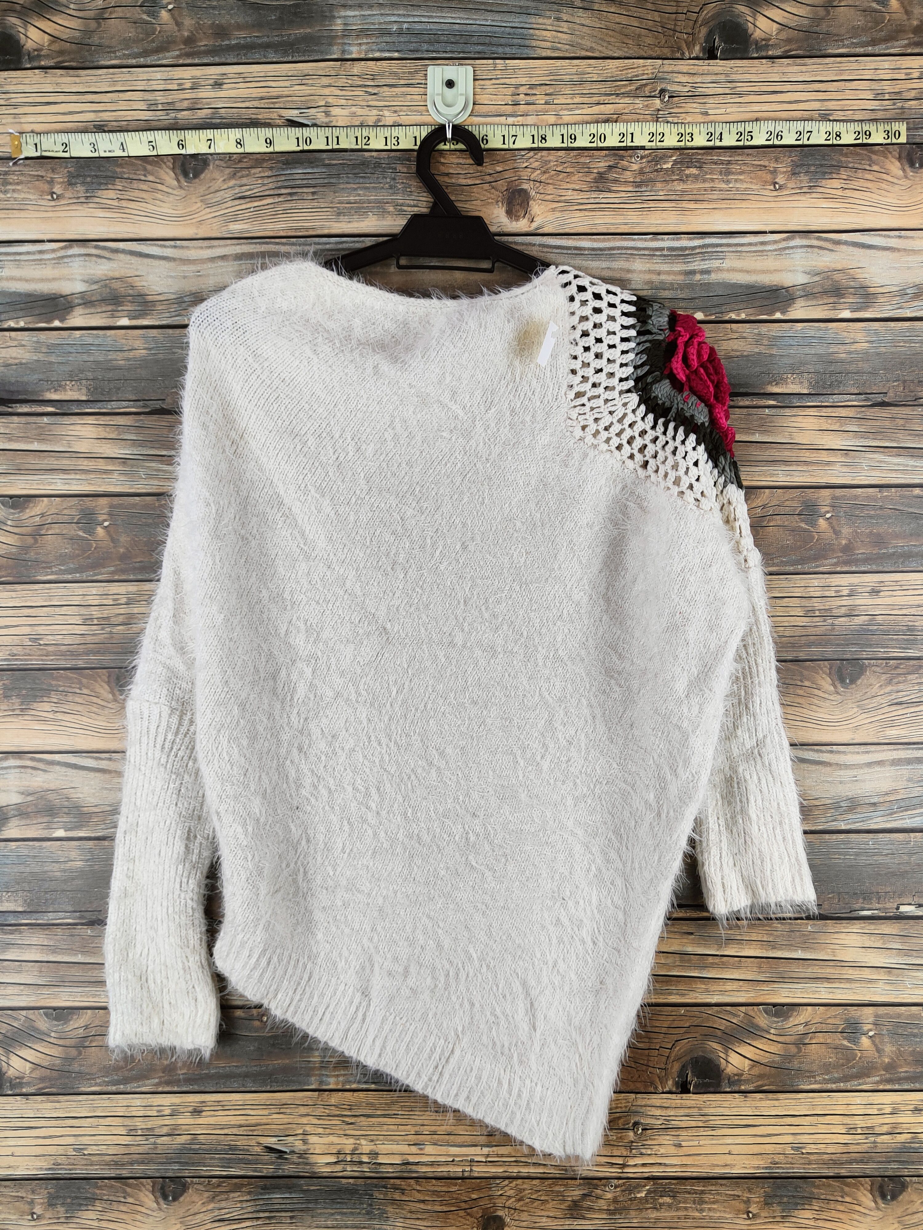 Vintage DL Japanese Brand Ivory Fur Mohair Knitwear #46-534 Size M / US 6-8 / IT 42-44 - 7 Thumbnail