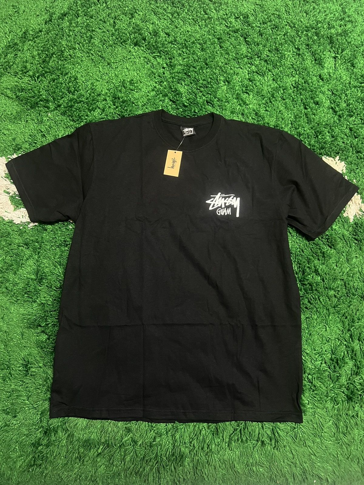 Stussy Stussy Stock Guam Tee Black | Grailed