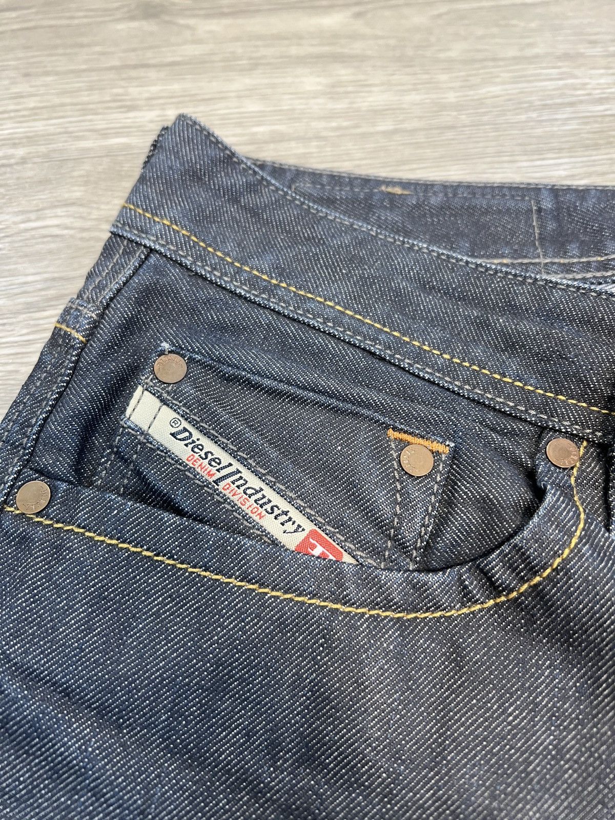 Diesel Vintage Diesel Industry Denim Jeans Straight Fit Dark Wash Size US 31 - 10 Thumbnail